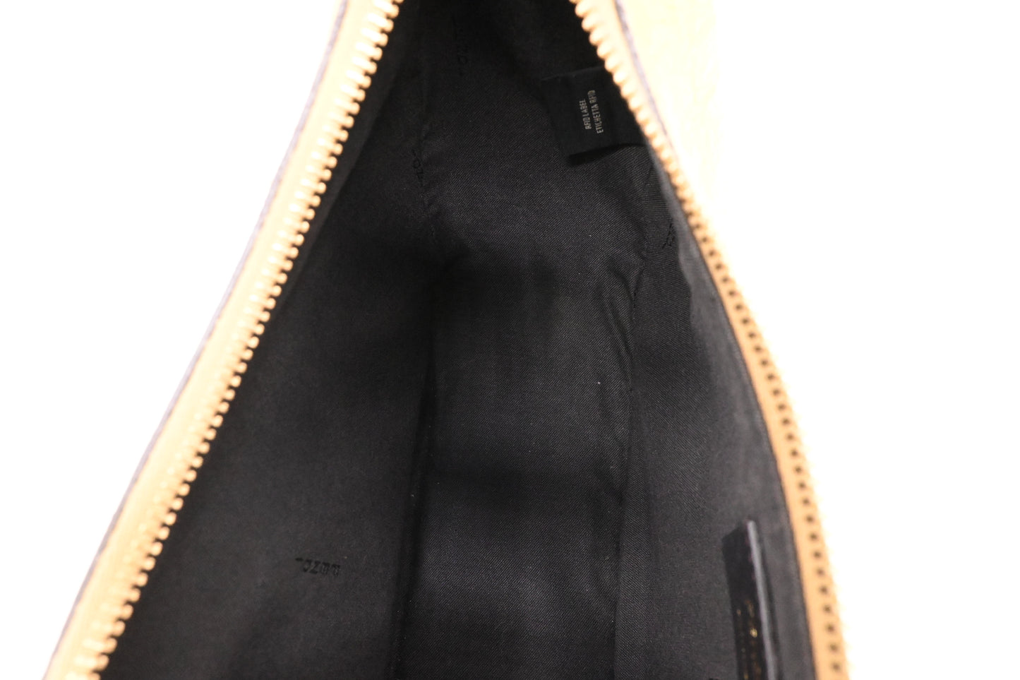 Fendi Small Fendigraphy in Gold Leather
