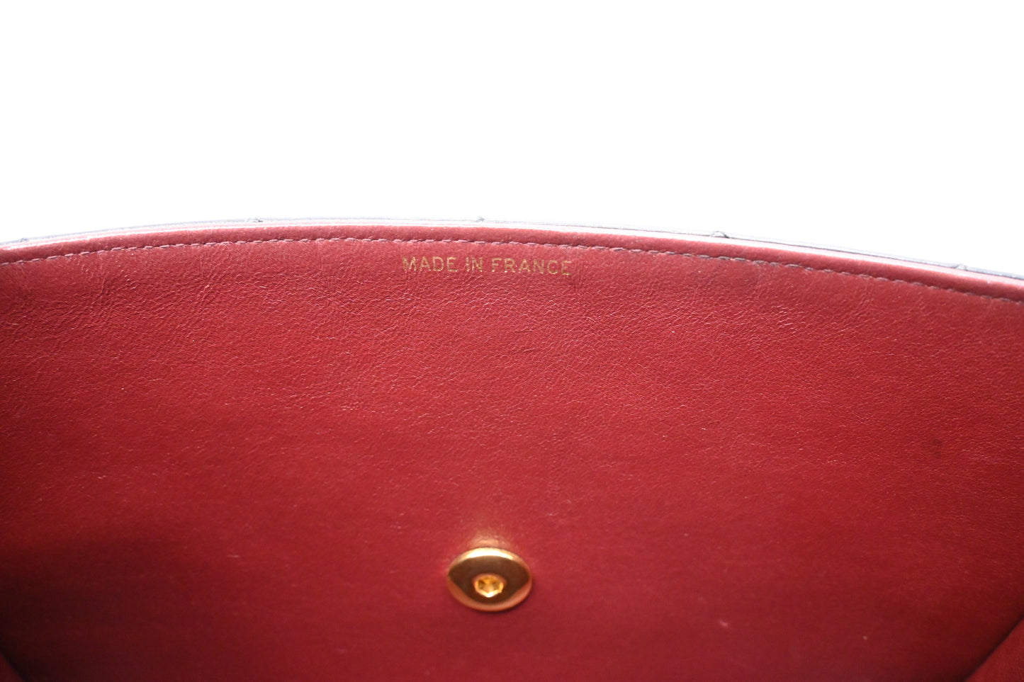 Chanel Trapezoid Flap in Black Matelassé Leather