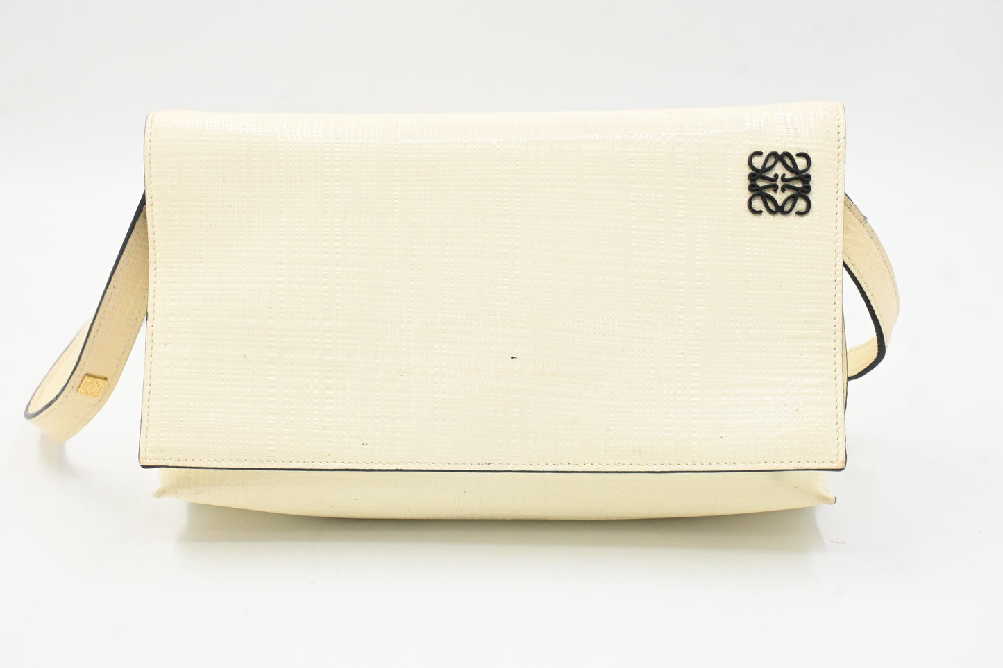 Loewe Shoulder Bag in White Leather