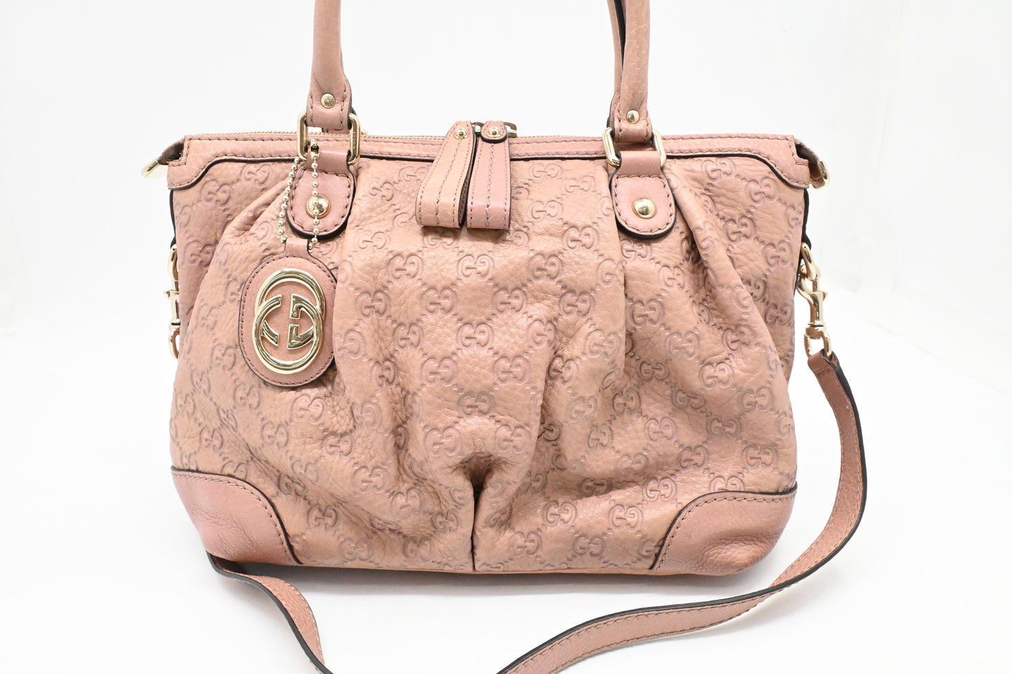 Gucci Sukey 2way Bag in Pink Guccissima Leather