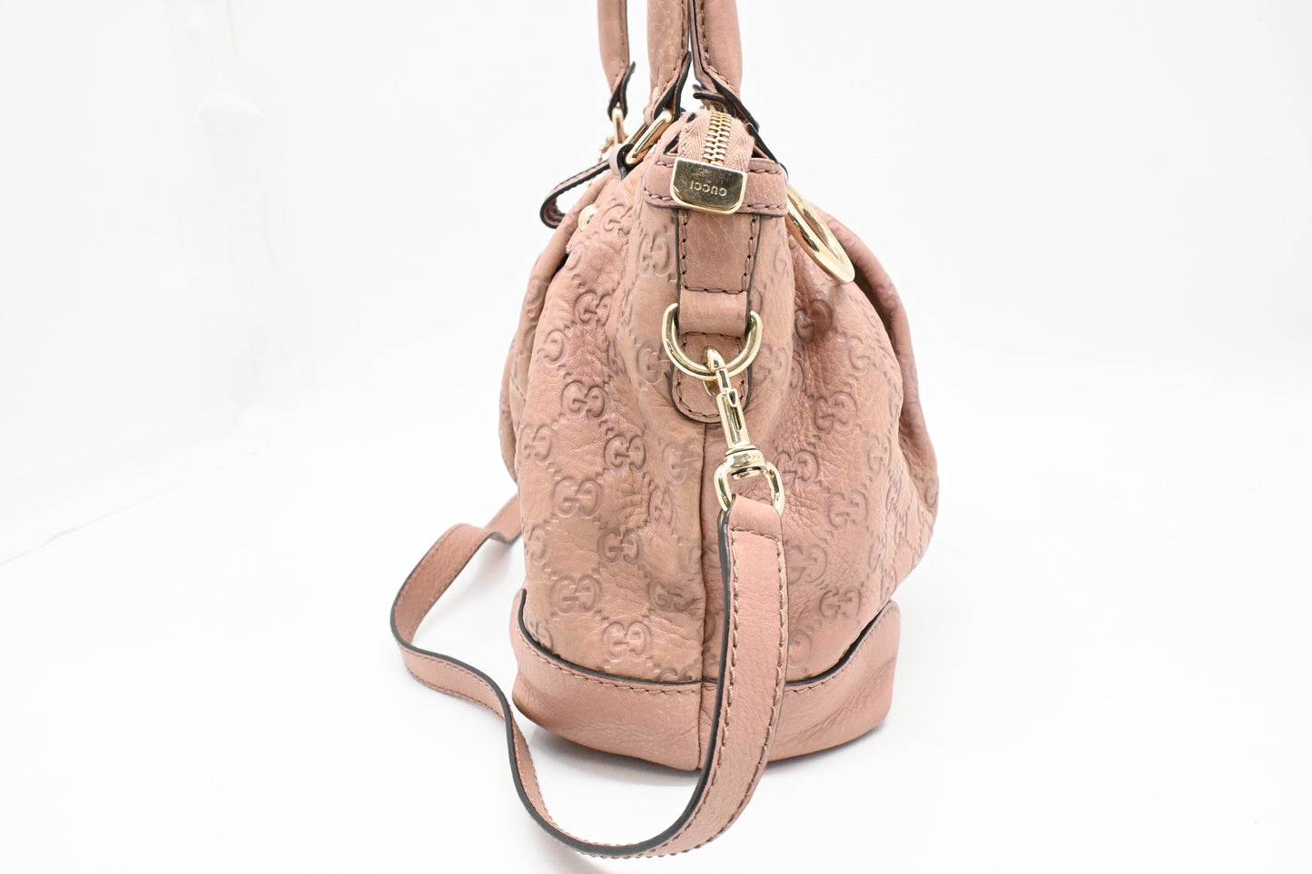 Gucci Sukey 2way Bag in Pink Guccissima Leather