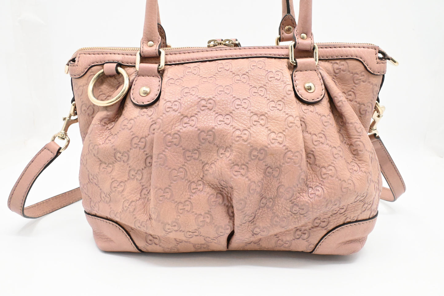 Gucci Sukey 2way Bag in Pink Guccissima Leather