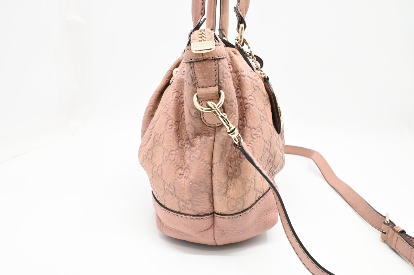 Gucci Sukey 2way Bag in Pink Guccissima Leather