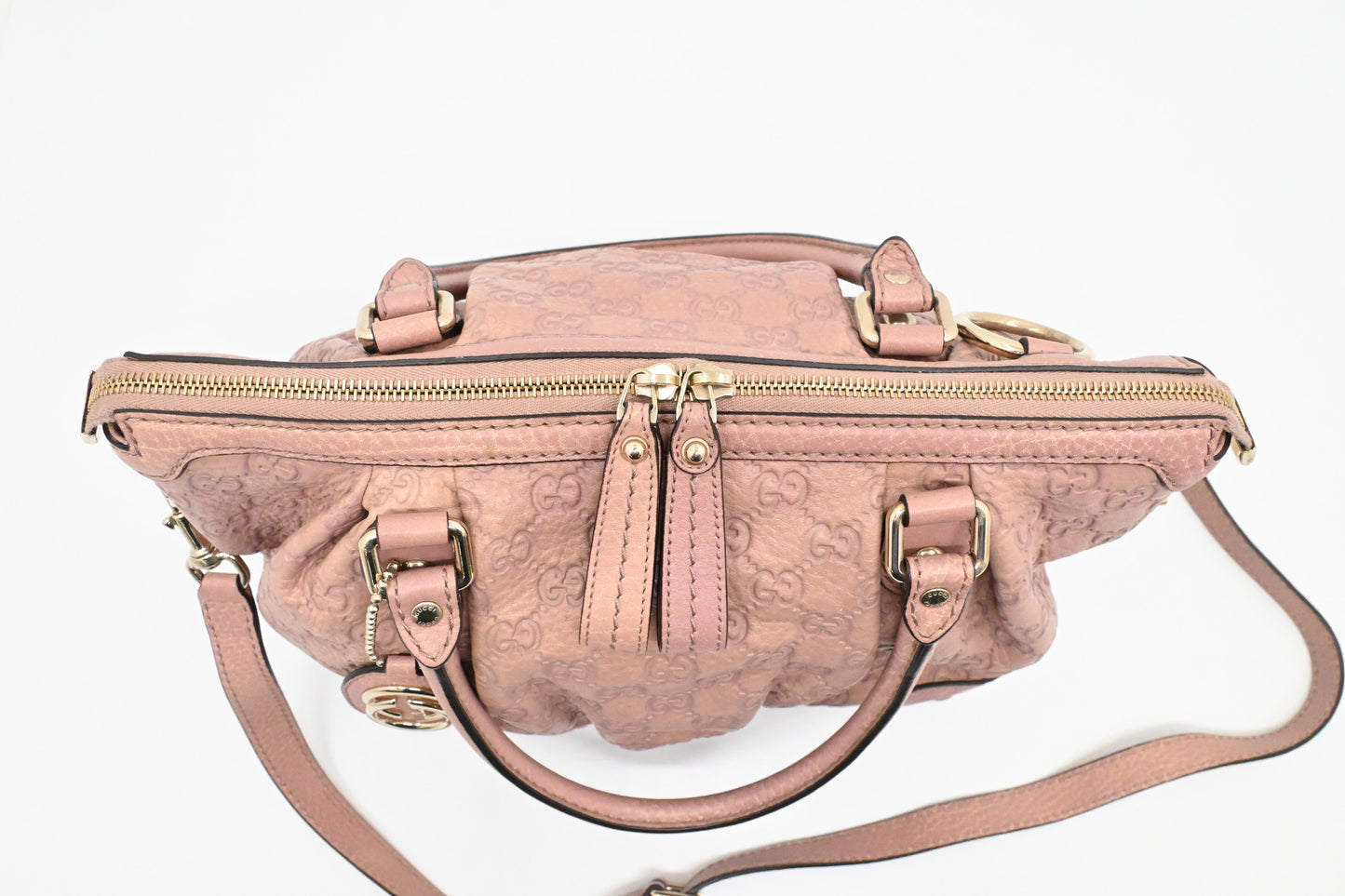 Gucci Sukey 2way Bag in Pink Guccissima Leather