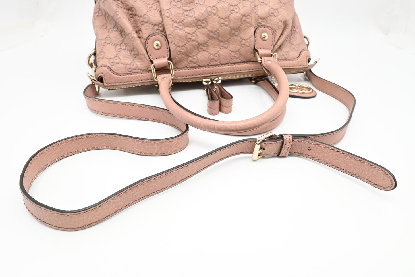 Gucci Sukey 2way Bag in Pink Guccissima Leather