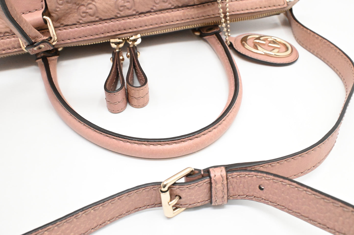 Gucci Sukey 2way Bag in Pink Guccissima Leather