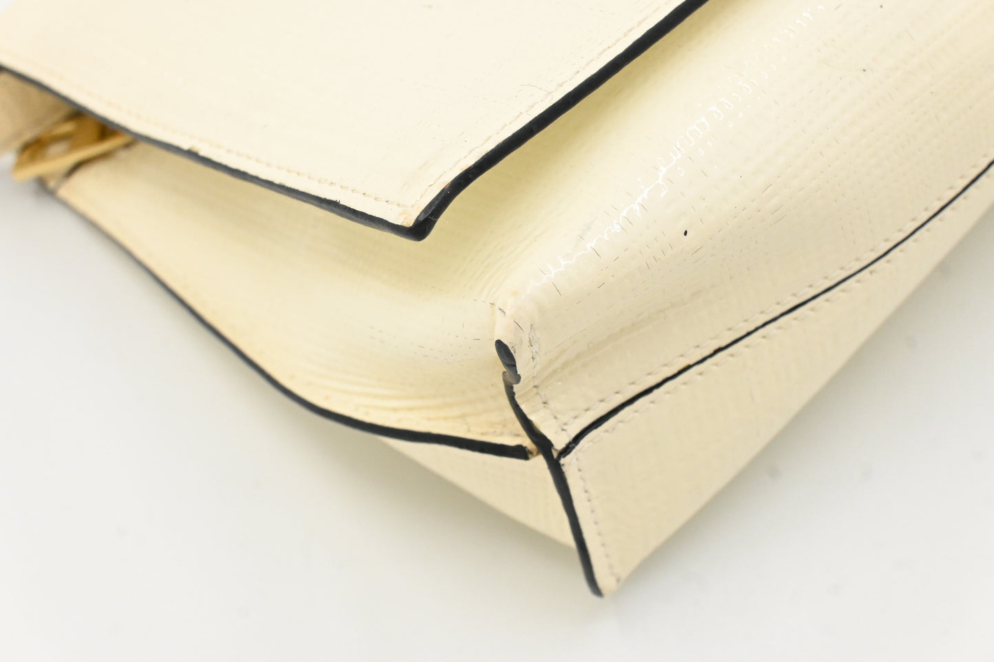 Loewe Shoulder Bag in White Leather