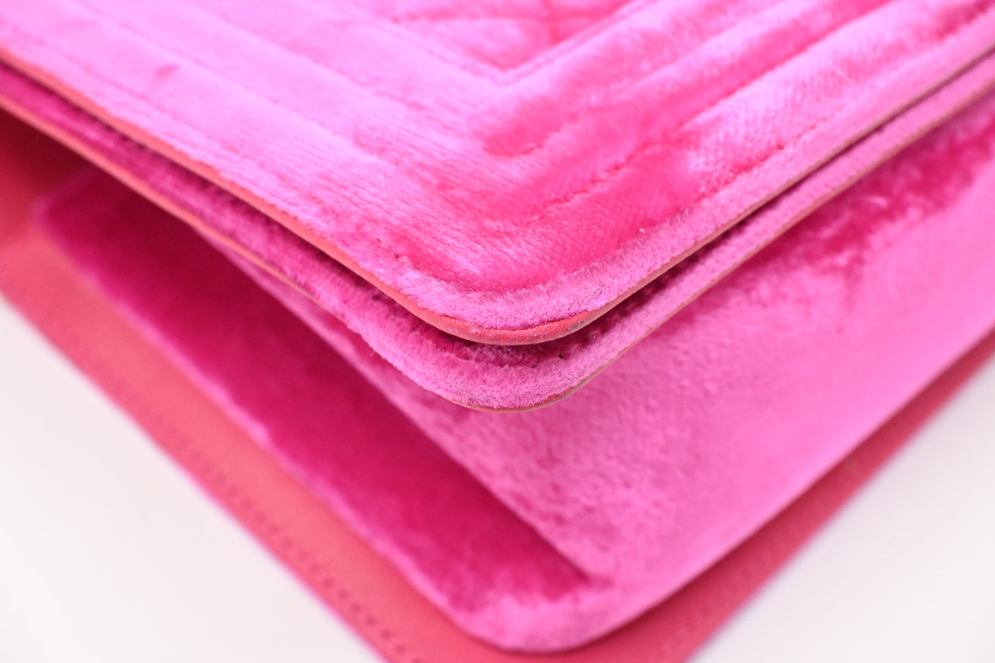 Chanel Medium Boy in Pink Velvet