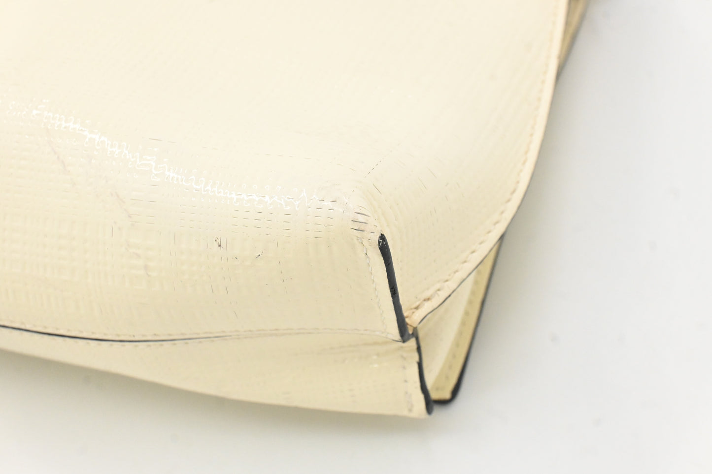 Loewe Shoulder Bag in White Leather