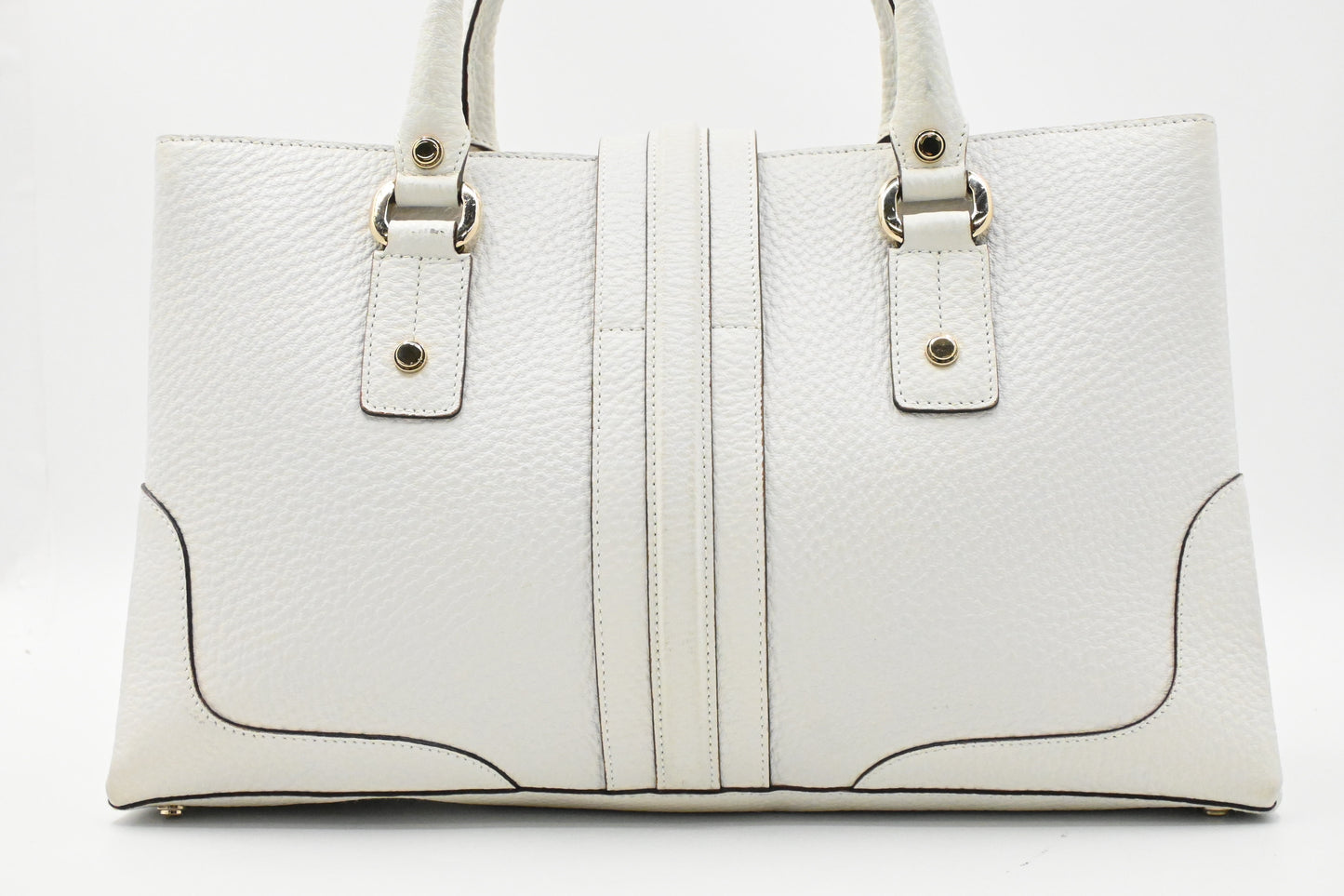 Gucci Tote in White Leather