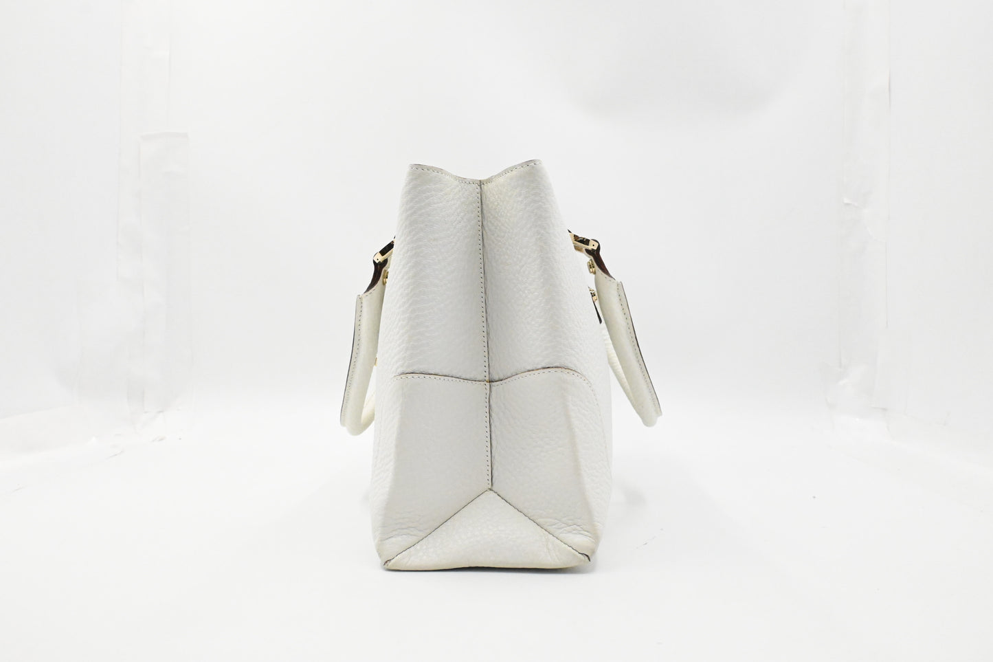 Gucci Tote in White Leather