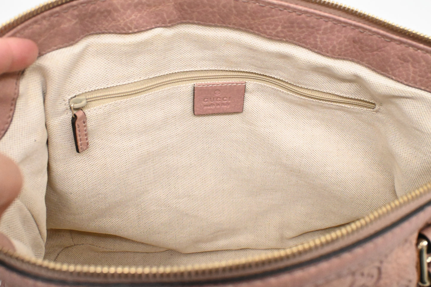 Gucci Sukey 2way Bag in Pink Guccissima Leather