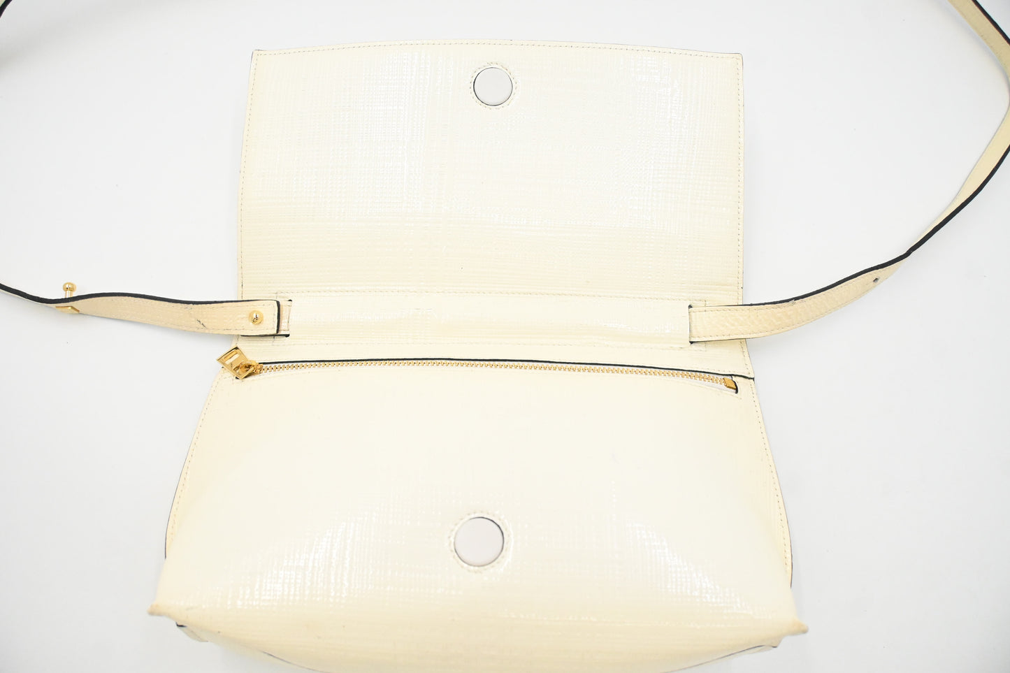Loewe Shoulder Bag in White Leather
