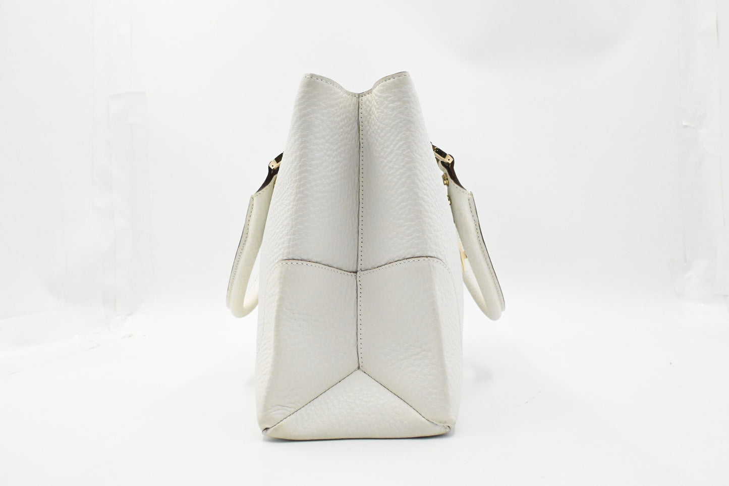 Gucci Tote in White Leather