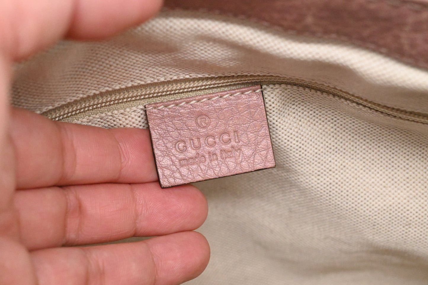 Gucci Sukey 2way Bag in Pink Guccissima Leather