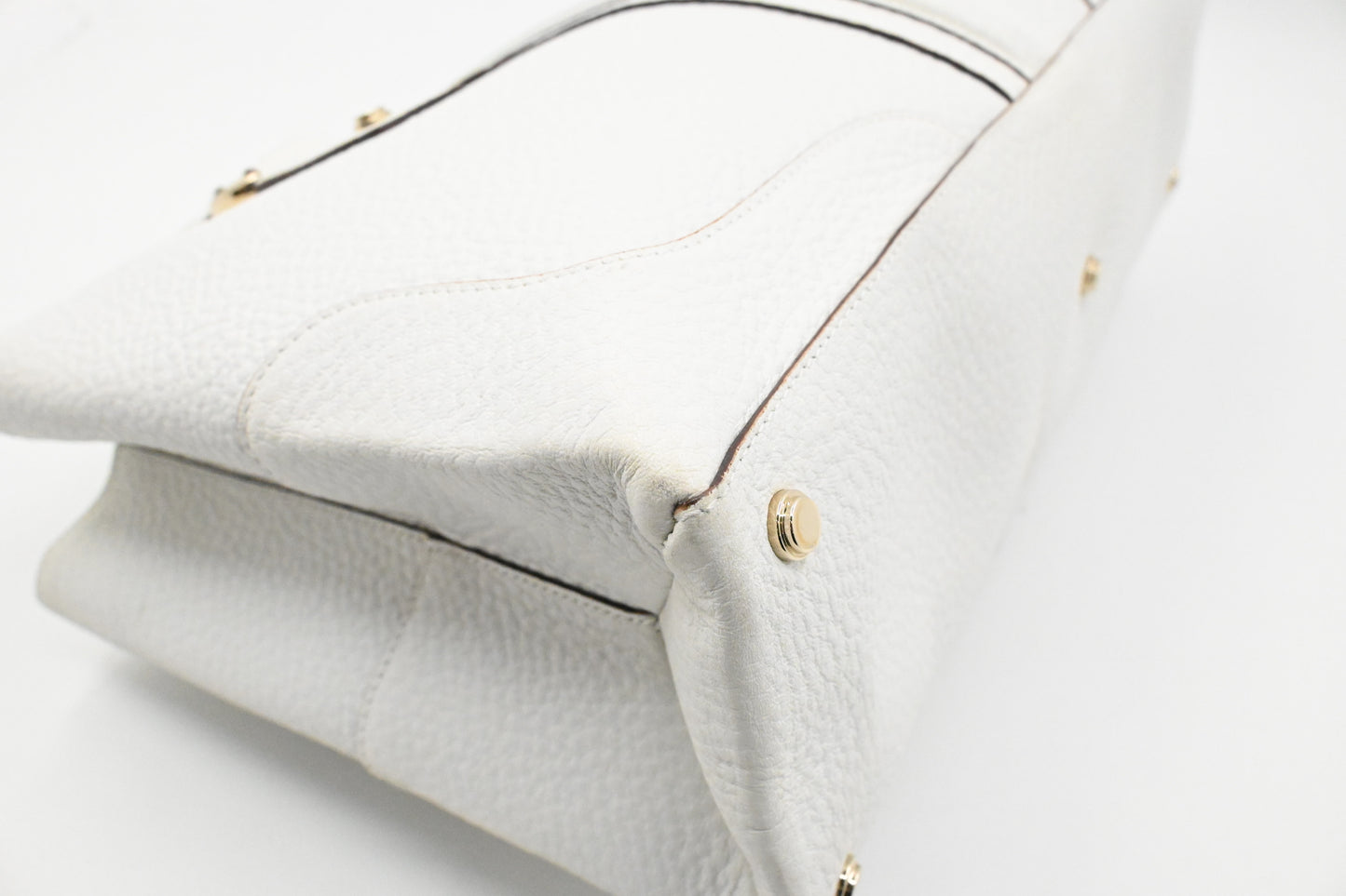 Gucci Tote in White Leather