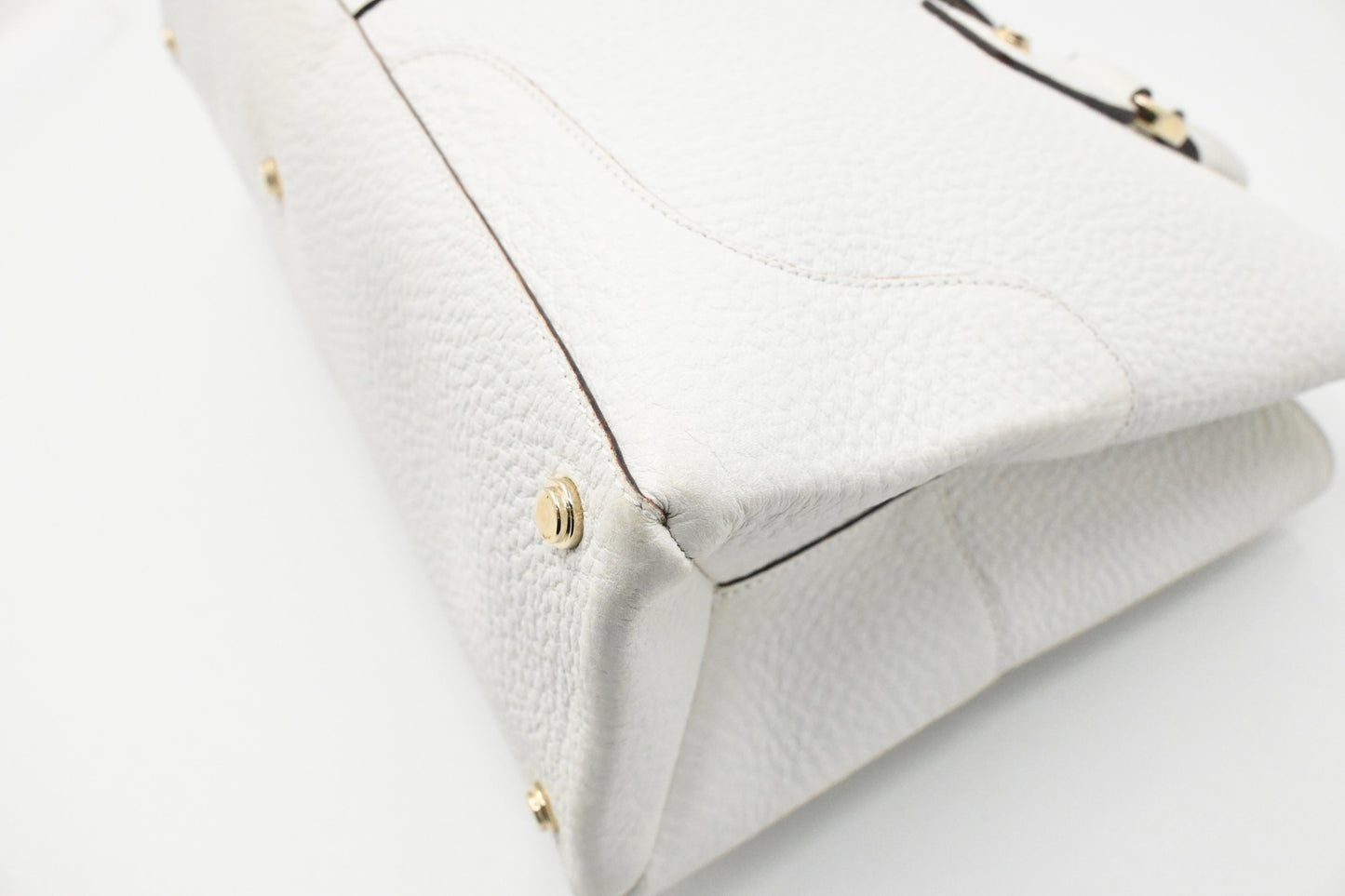 Gucci Tote in White Leather