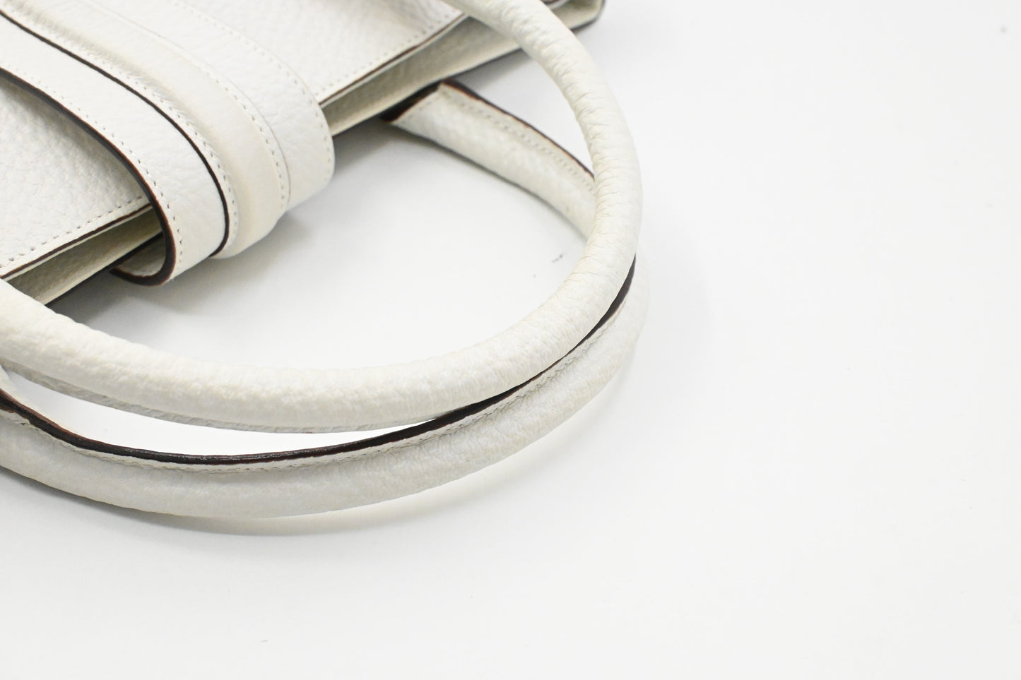 Gucci Tote in White Leather