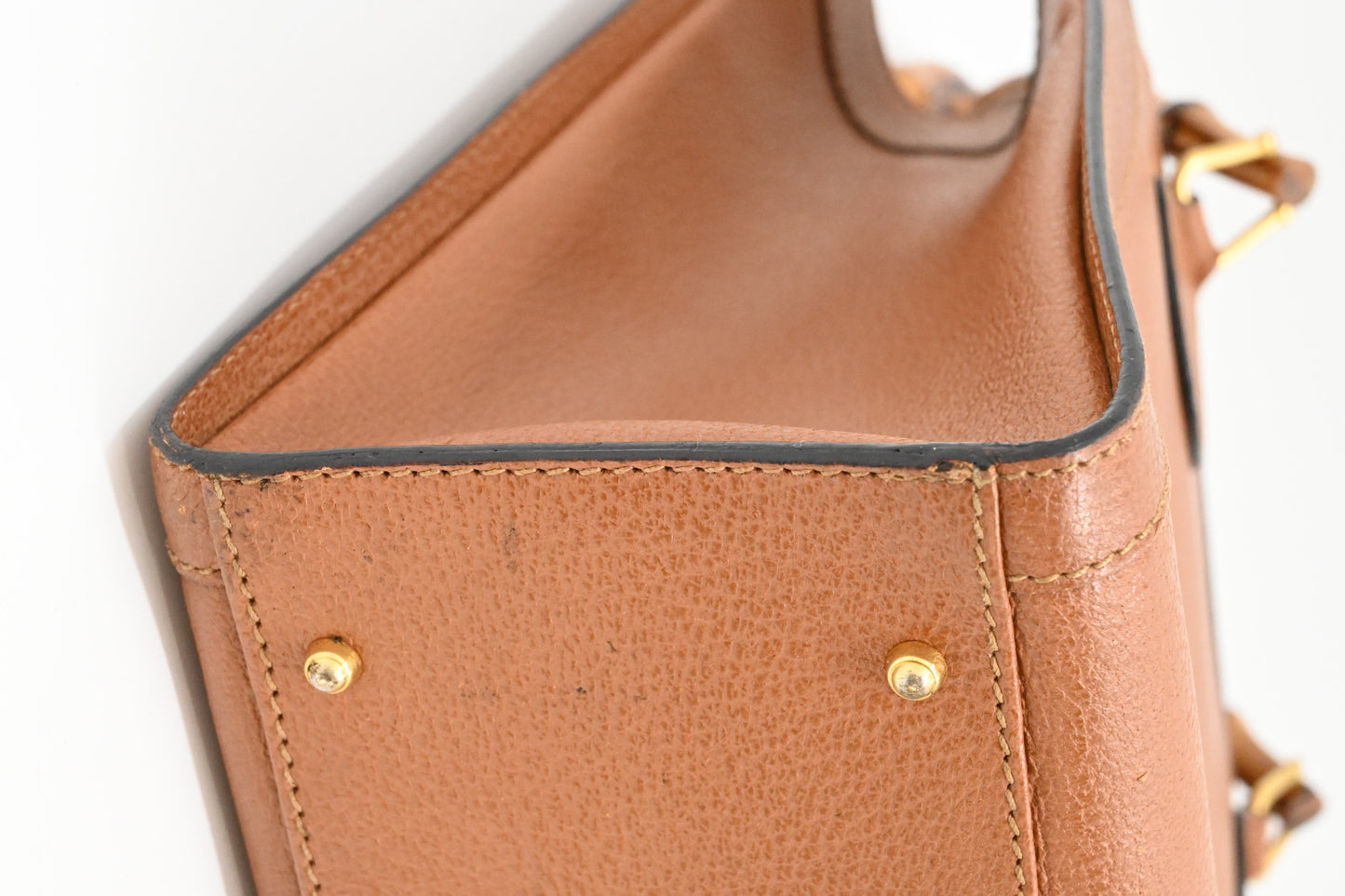 Gucci Medium Diana in Brown Leather