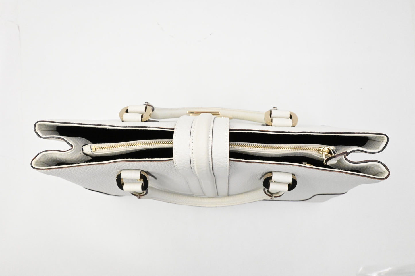 Gucci Tote in White Leather