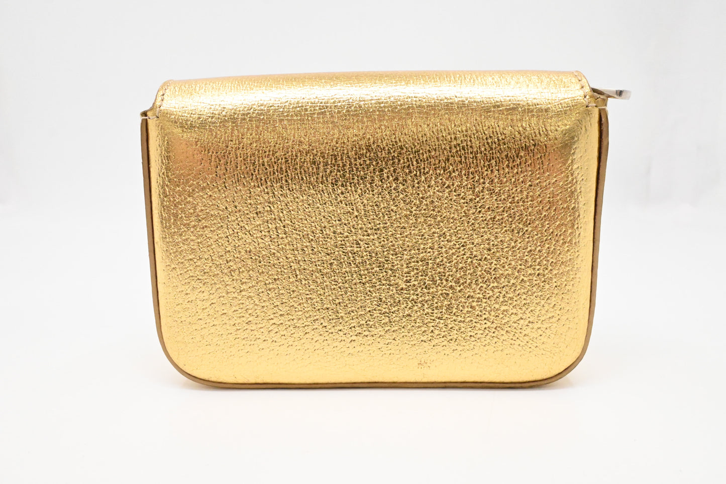 Prada Pouch in Gold Leather