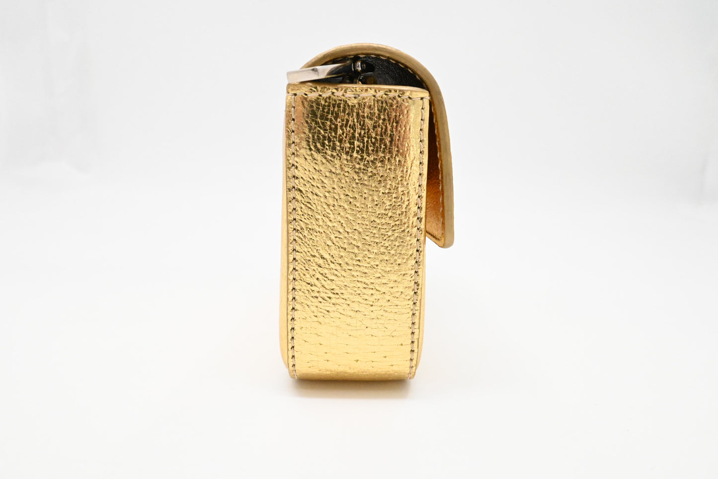 Prada Pouch in Gold Leather