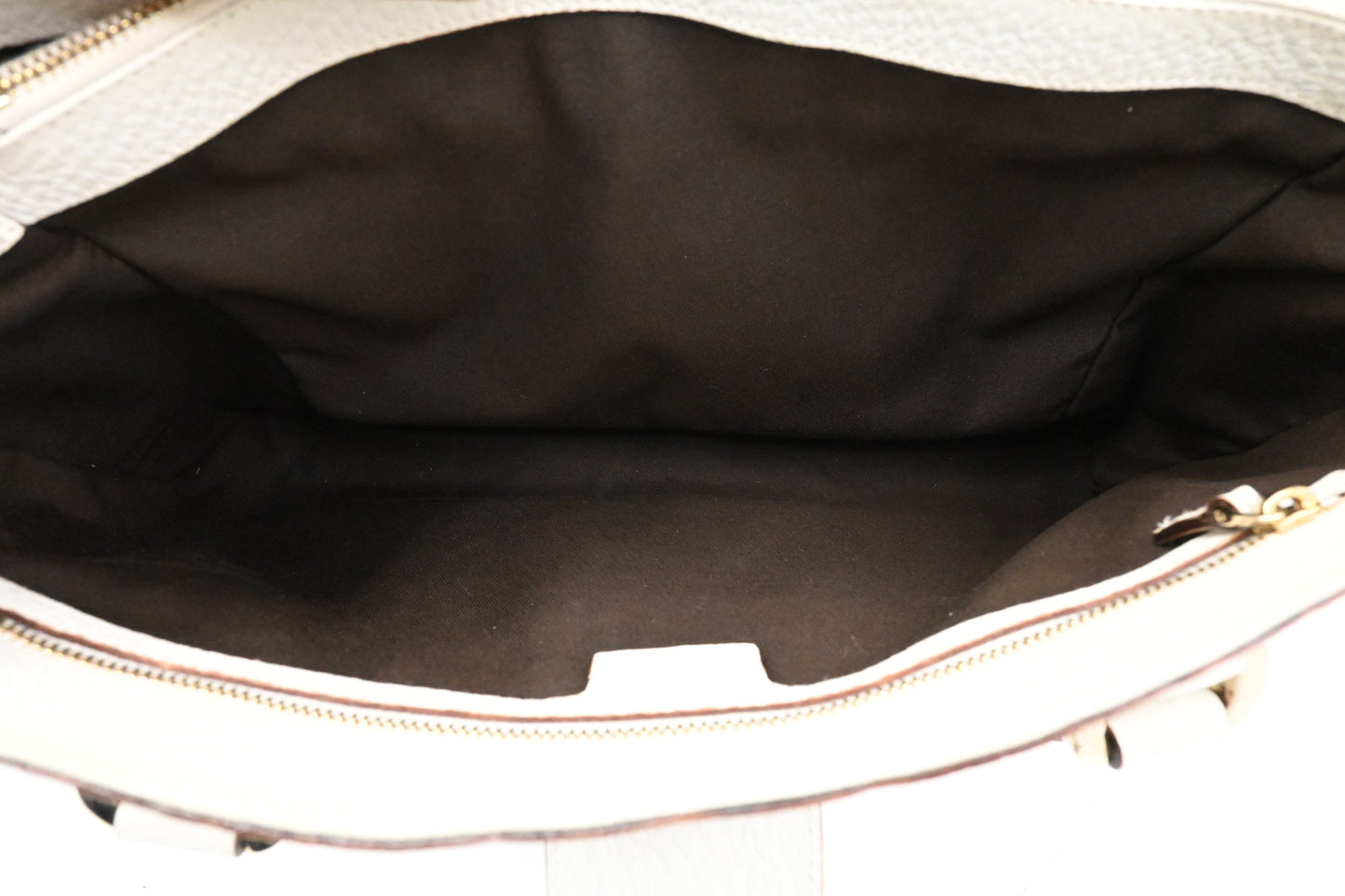 Gucci Tote in White Leather