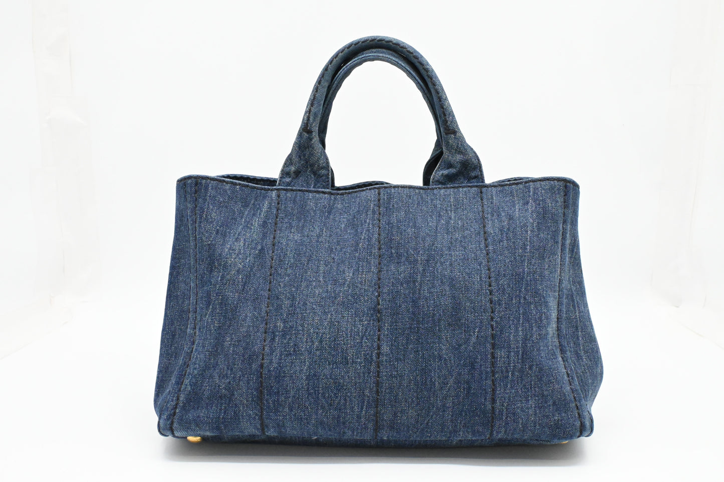 Prada Canapa in Blue Denim Canvas