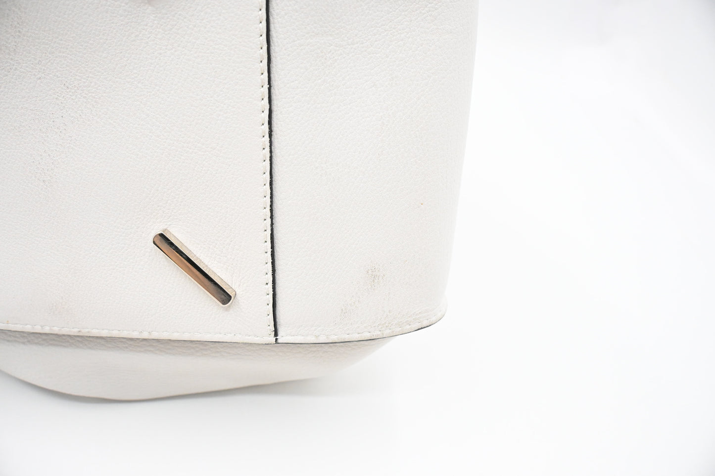 Loewe Mini Hammock in White Leather