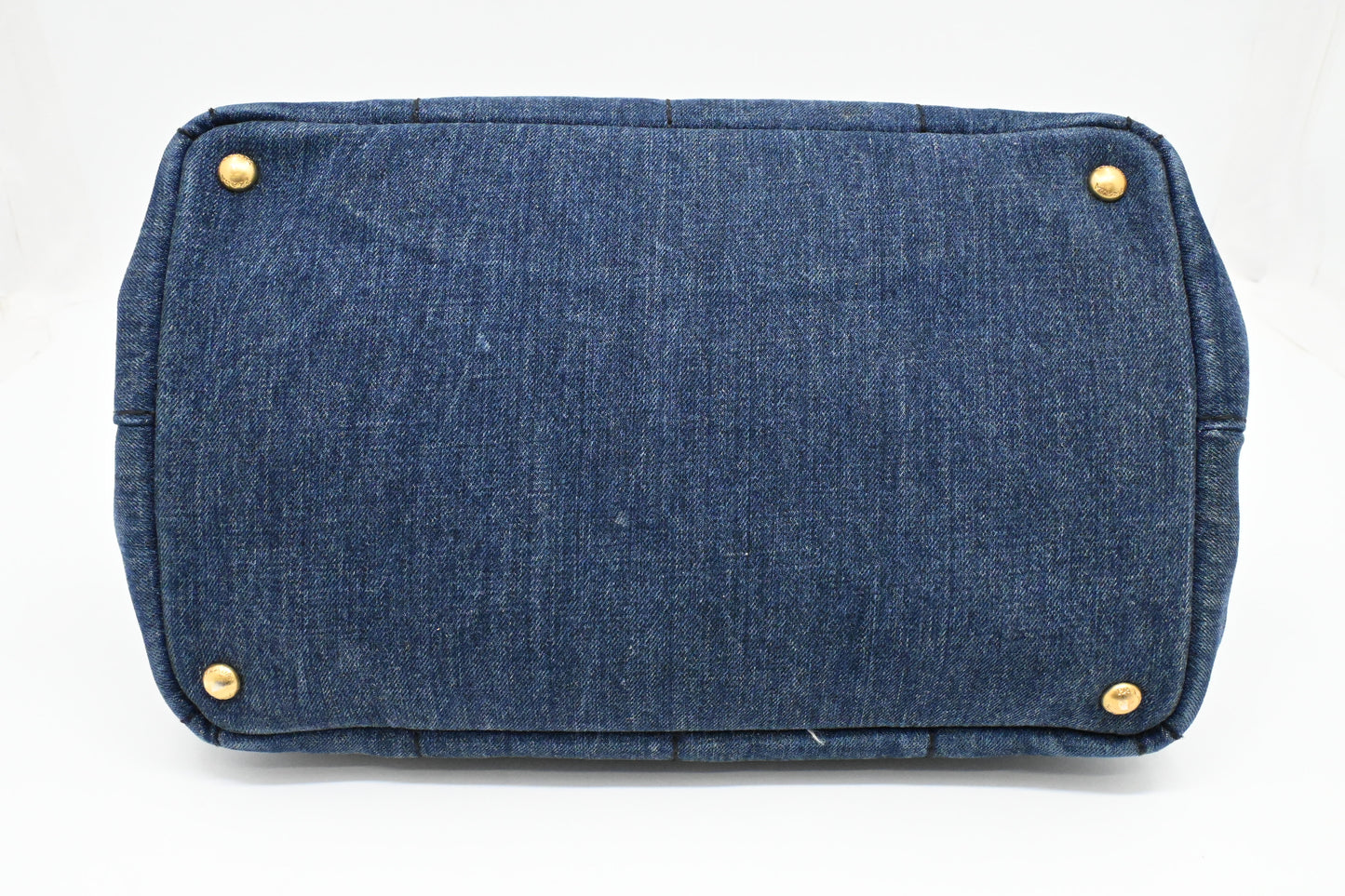 Prada Canapa in Blue Denim Canvas