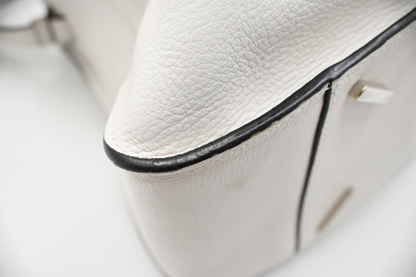 Loewe Mini Hammock in White Leather