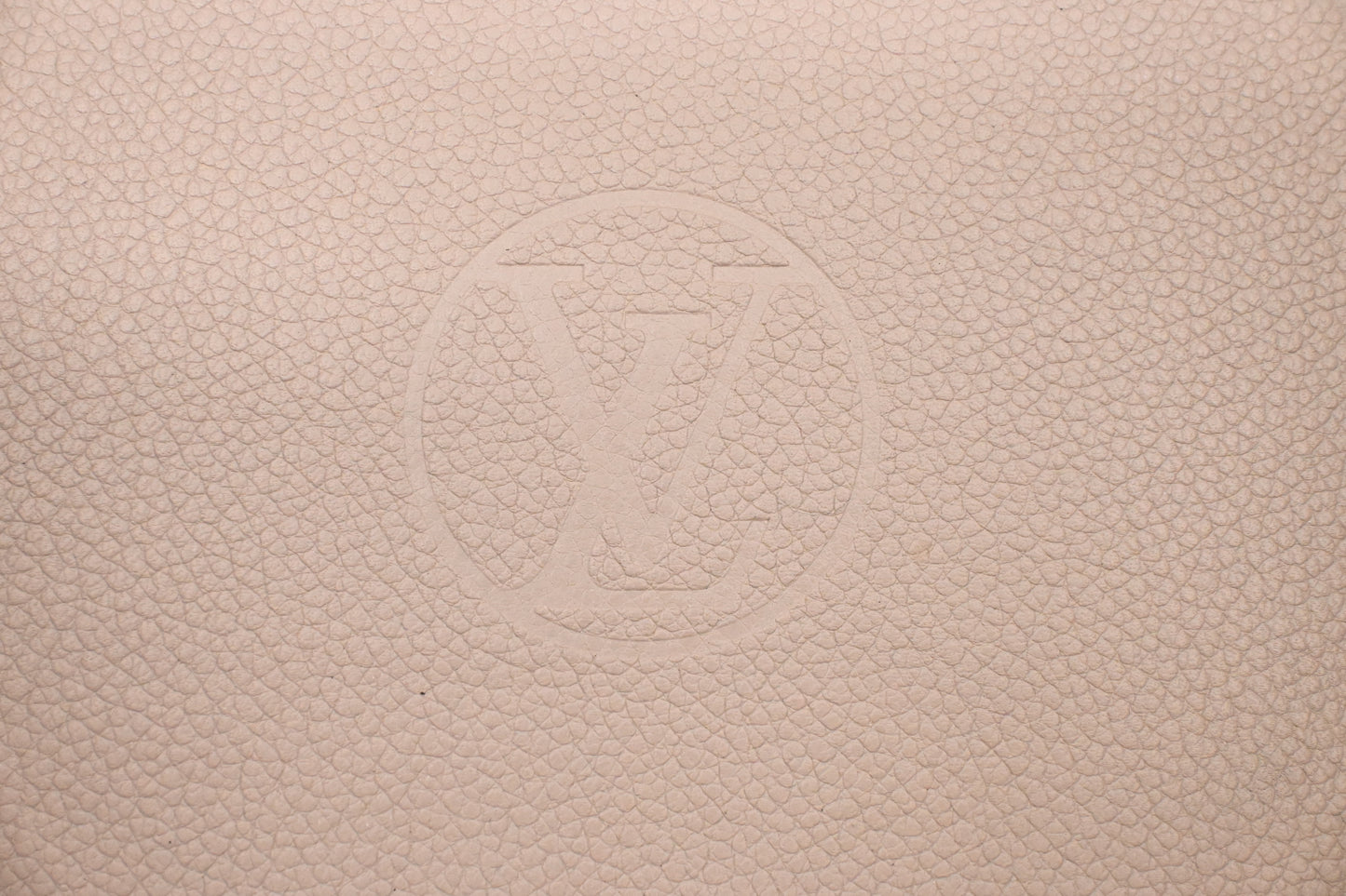 Louis Vuitton Jewelry Tray in Beige Leather