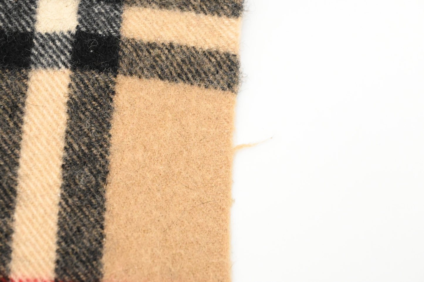 Burberry Stole in Brown Check Wool