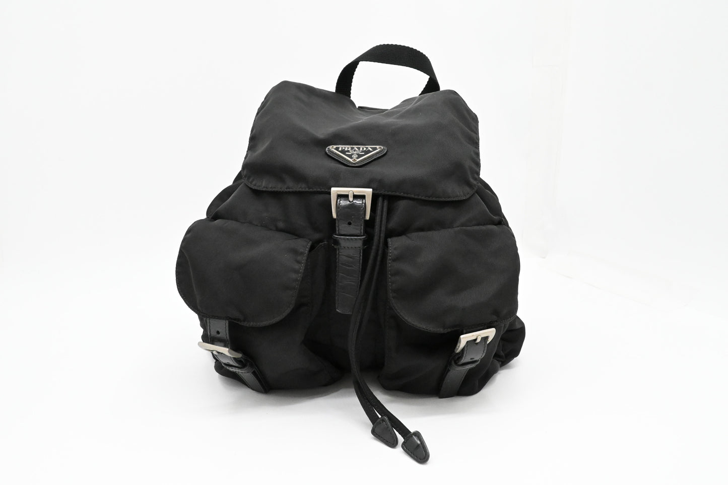 Prada Backpack in Black Vela Nylon