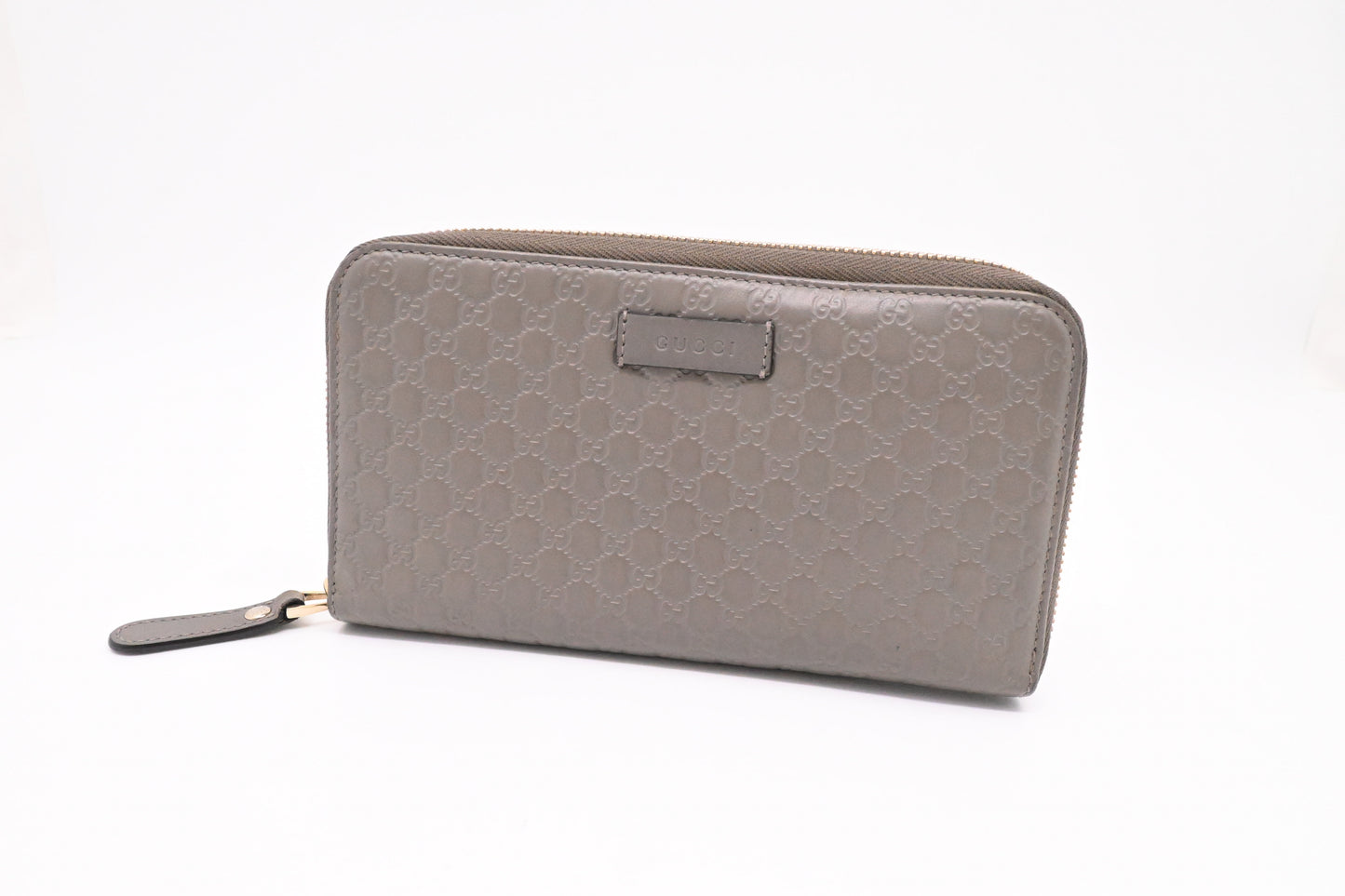 Gucci Wallet in Grey Microguccissima Leather