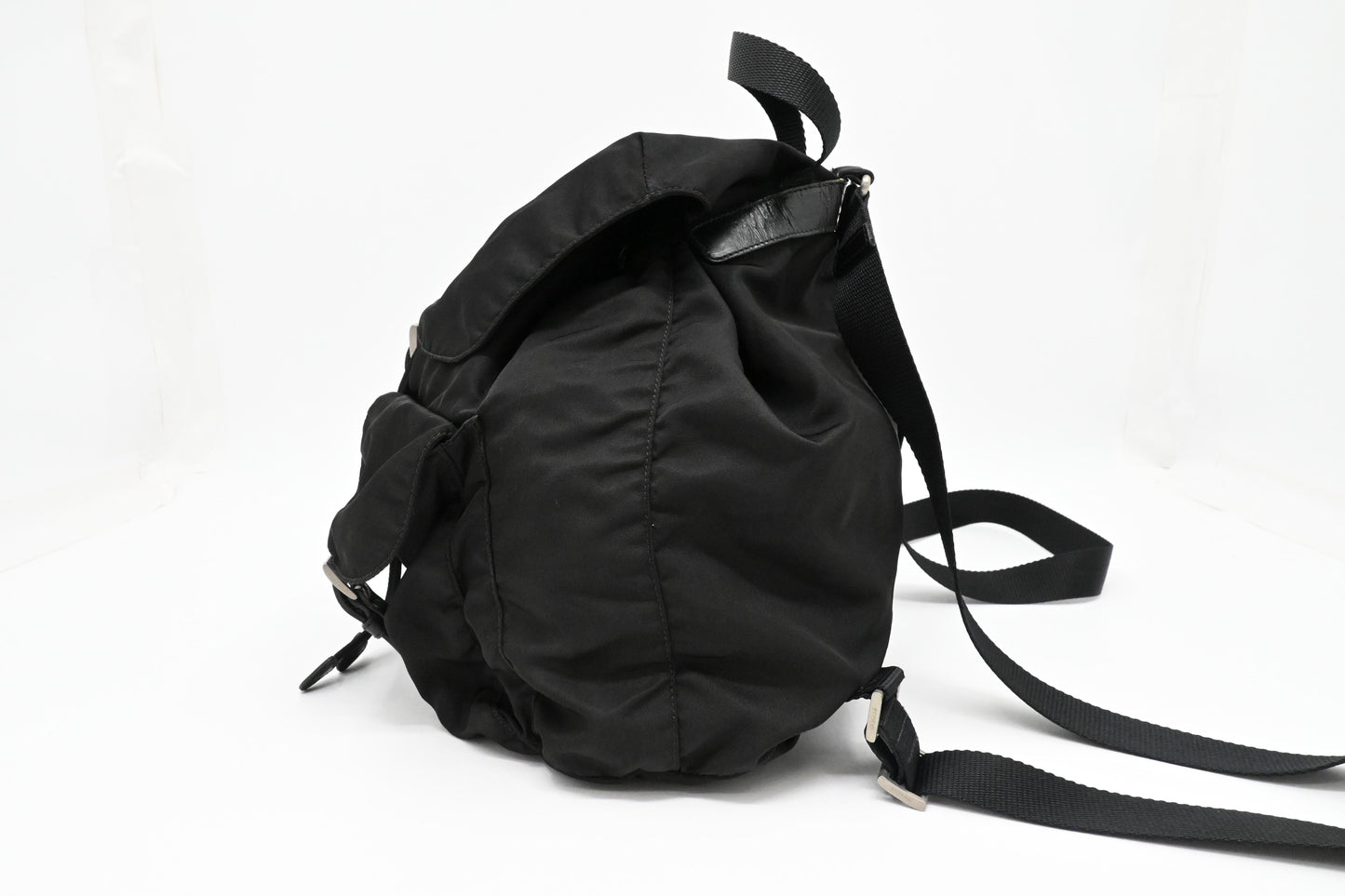 Prada Backpack in Black Vela Nylon
