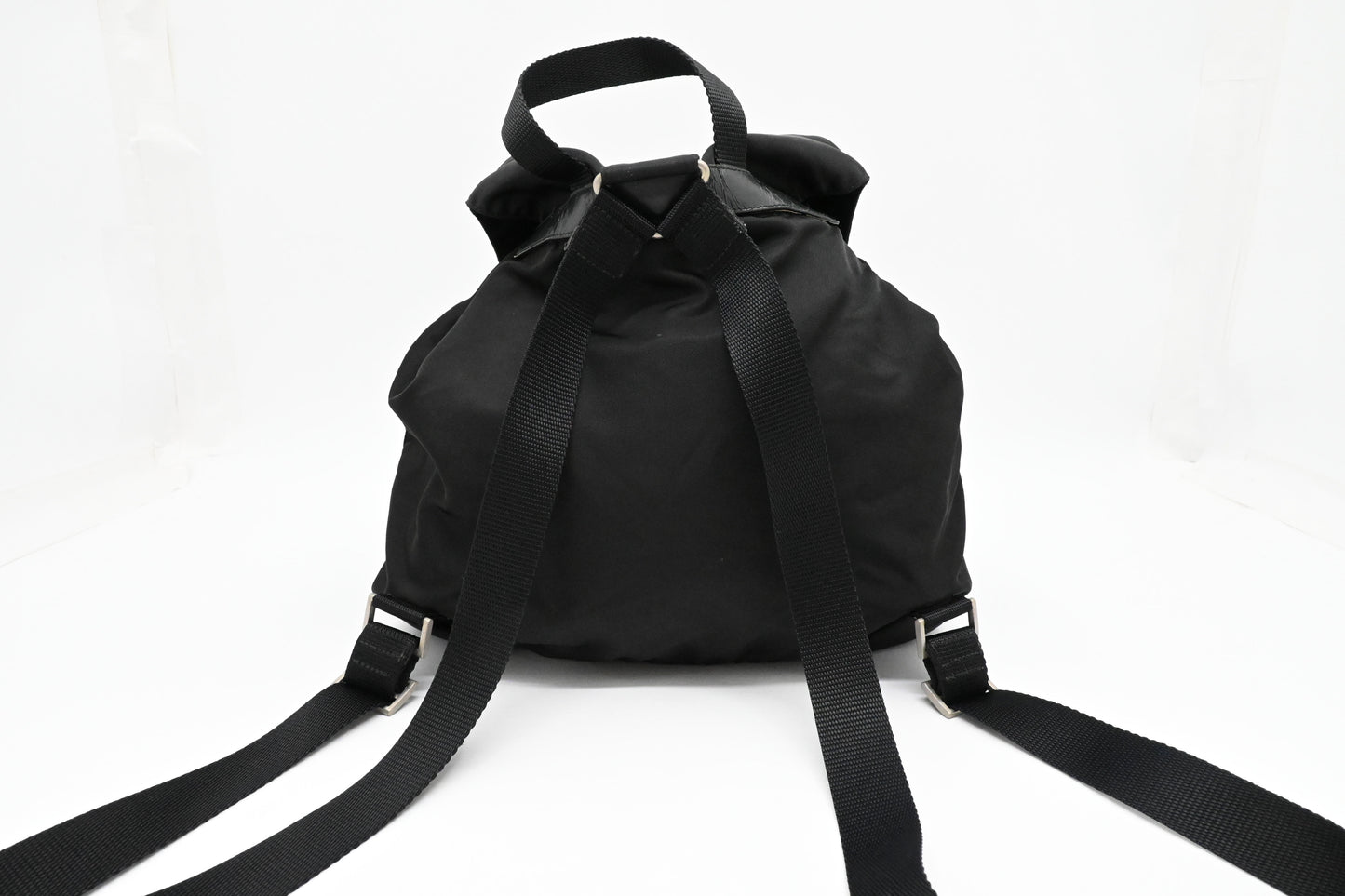 Prada Backpack in Black Vela Nylon