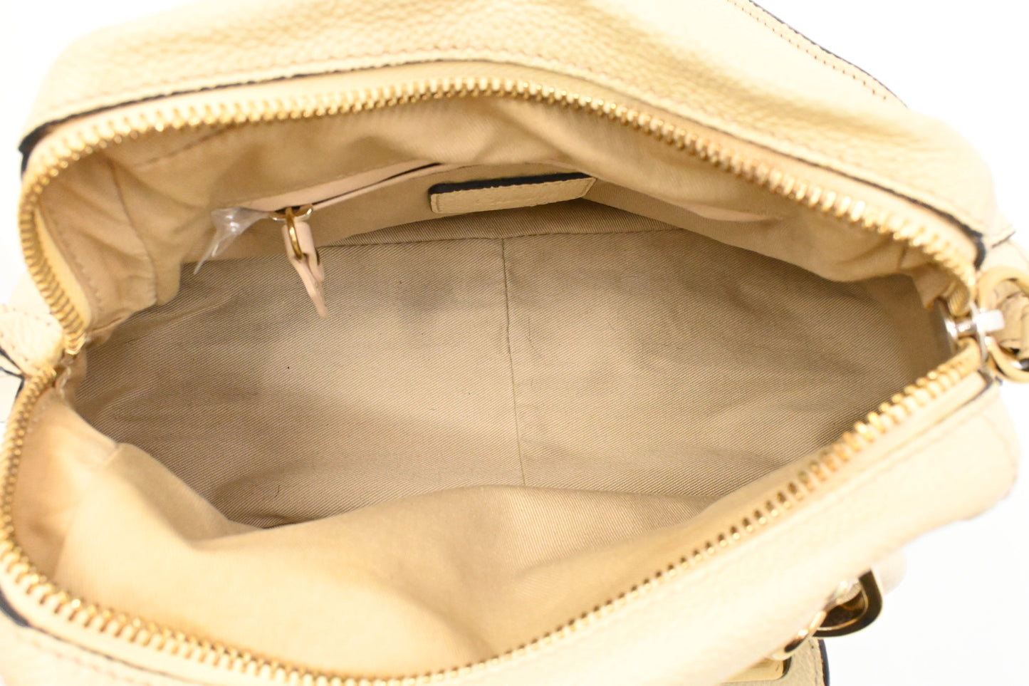Chloe Paraty 2way Bag in Beige Leather