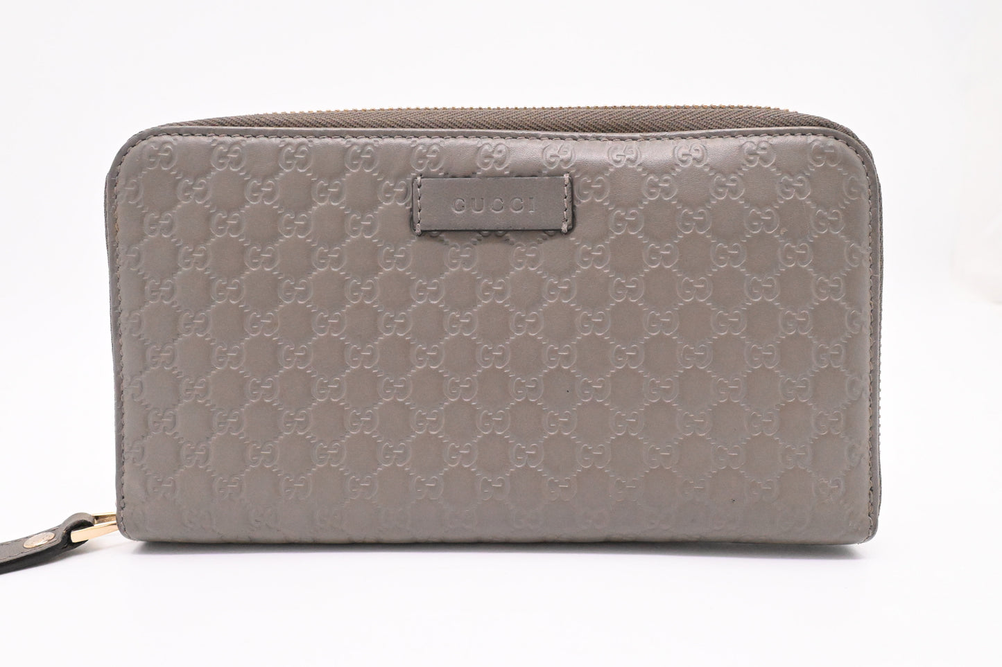Gucci Wallet in Grey Microguccissima Leather