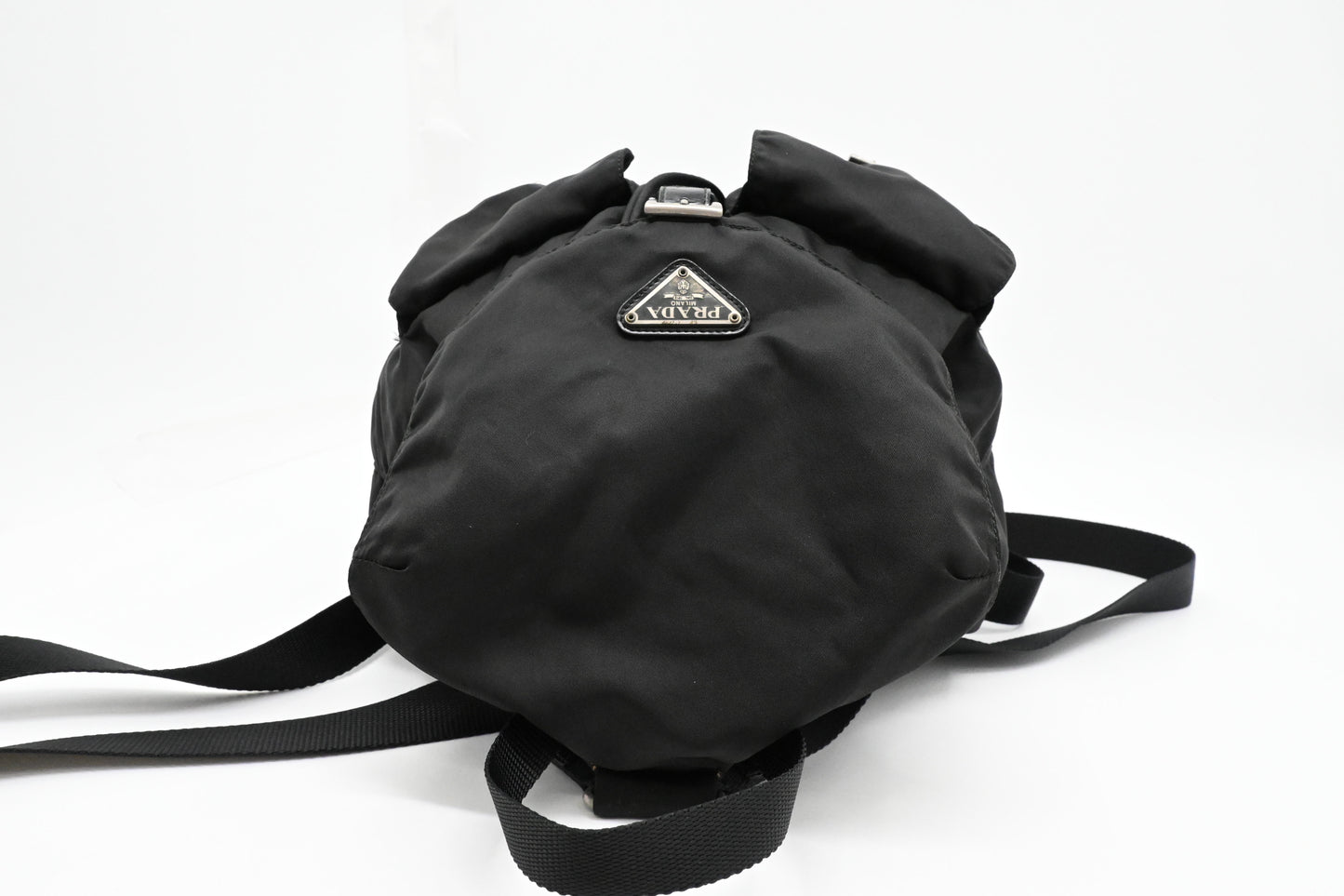 Prada Backpack in Black Vela Nylon