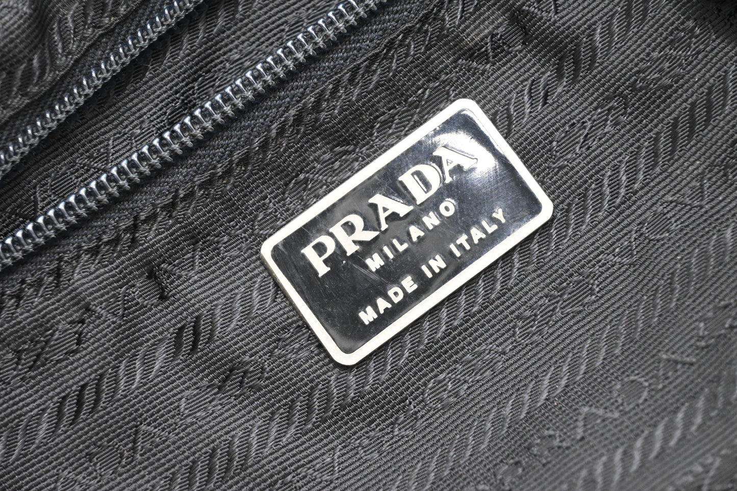 Prada Backpack in Black Vela Nylon