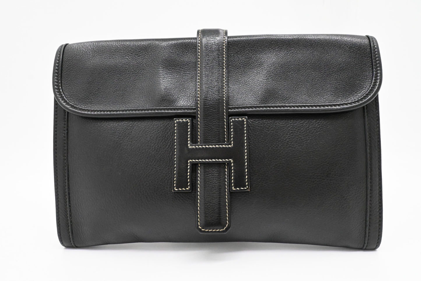 Hermes Jige Elan PM in Black Leather