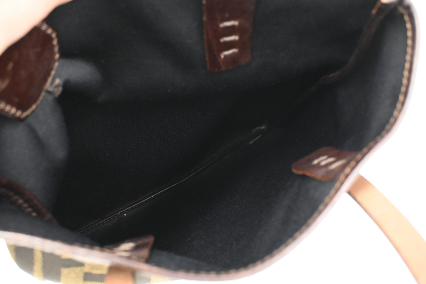 Fendi Small Tote in Zucca Canvas