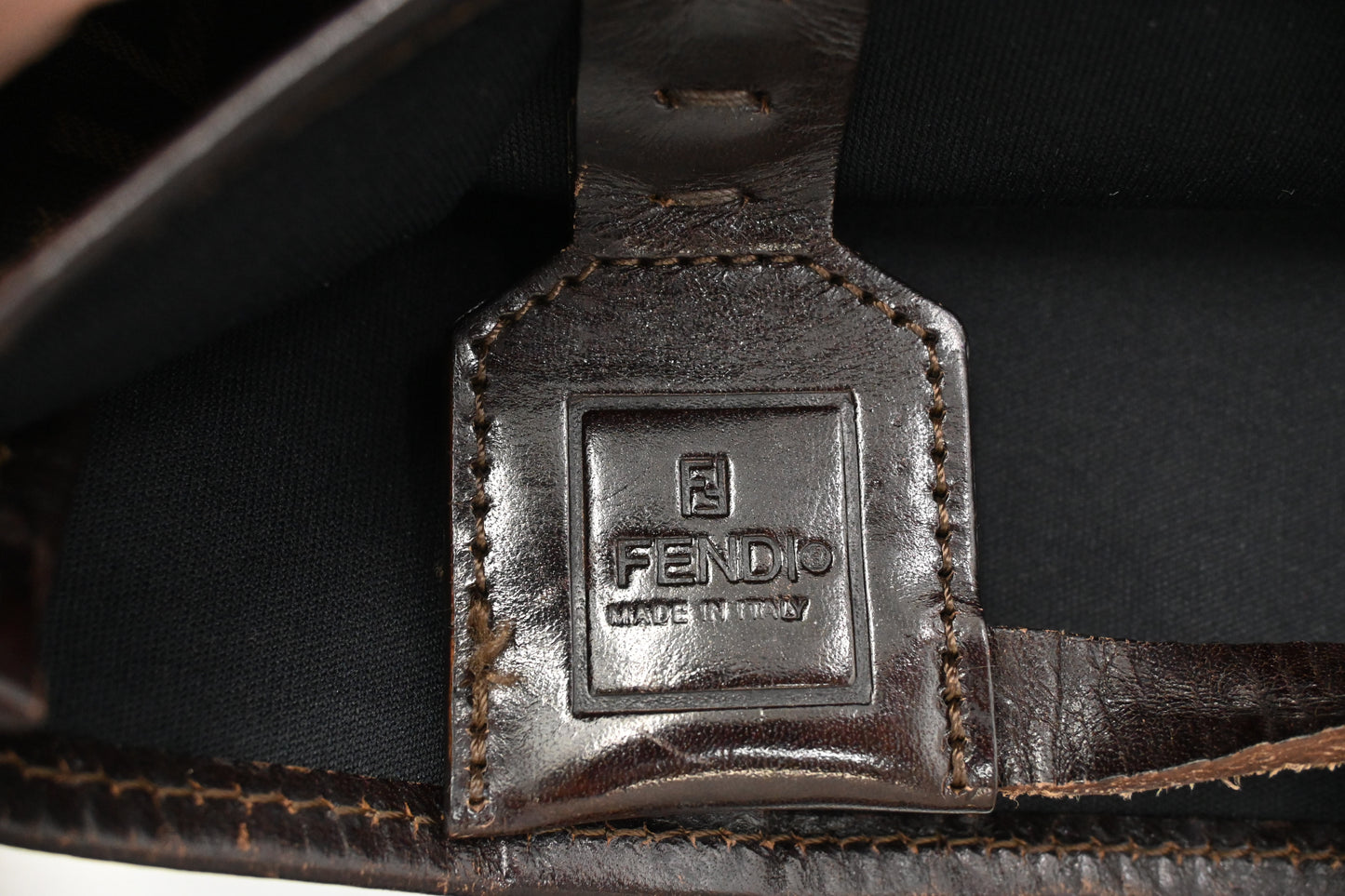 Fendi Small Tote in Zucca Canvas