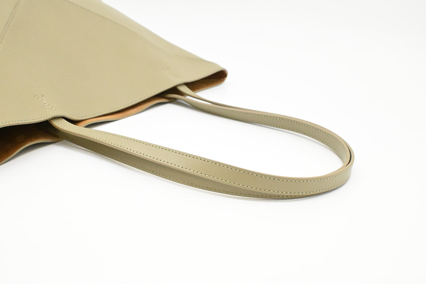 Loewe Puzzle Fold Tote Bag in Khaki Green Leather