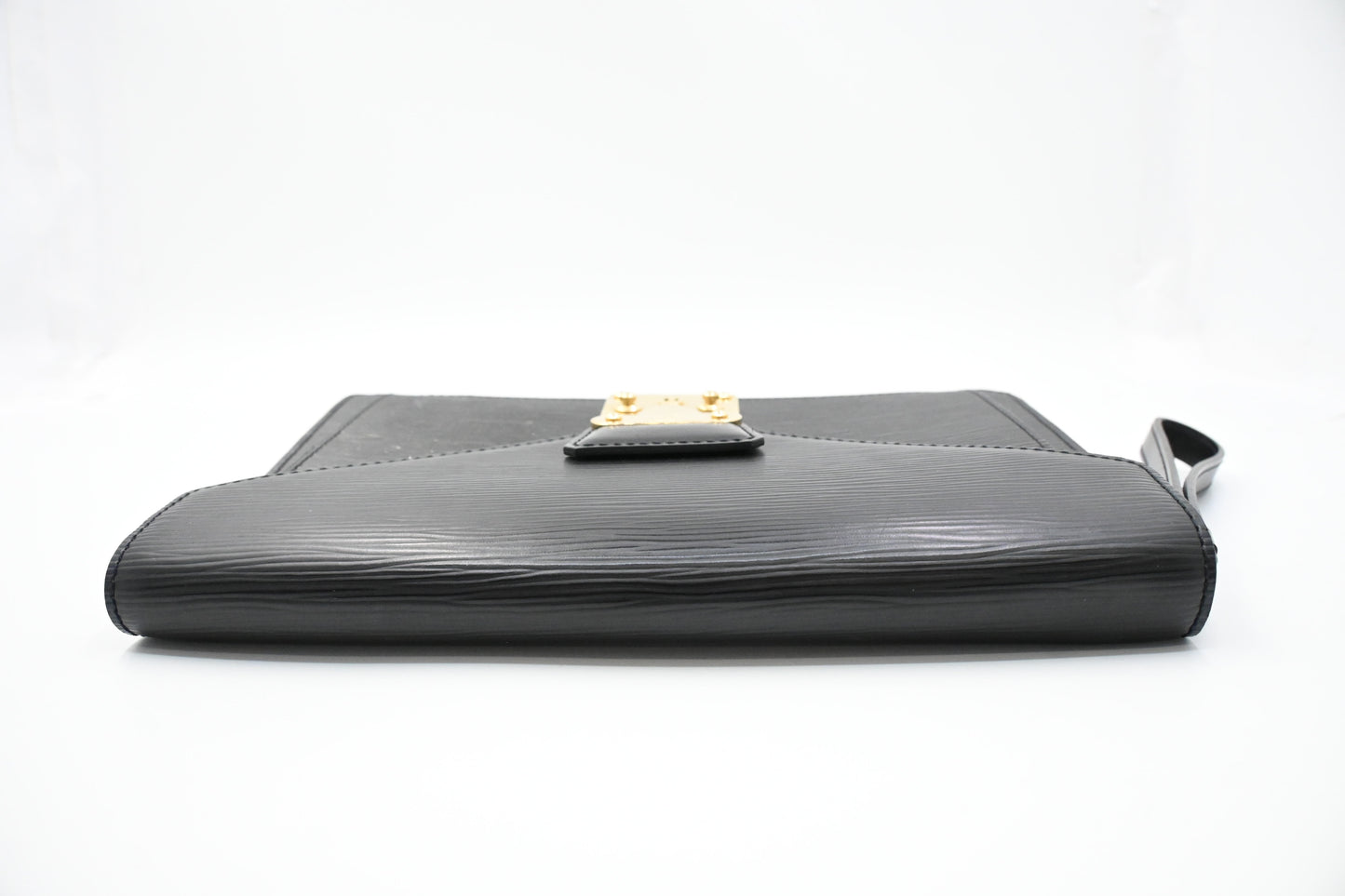 Louis Vuitton Sellier Dragonne in Black Epi Leather