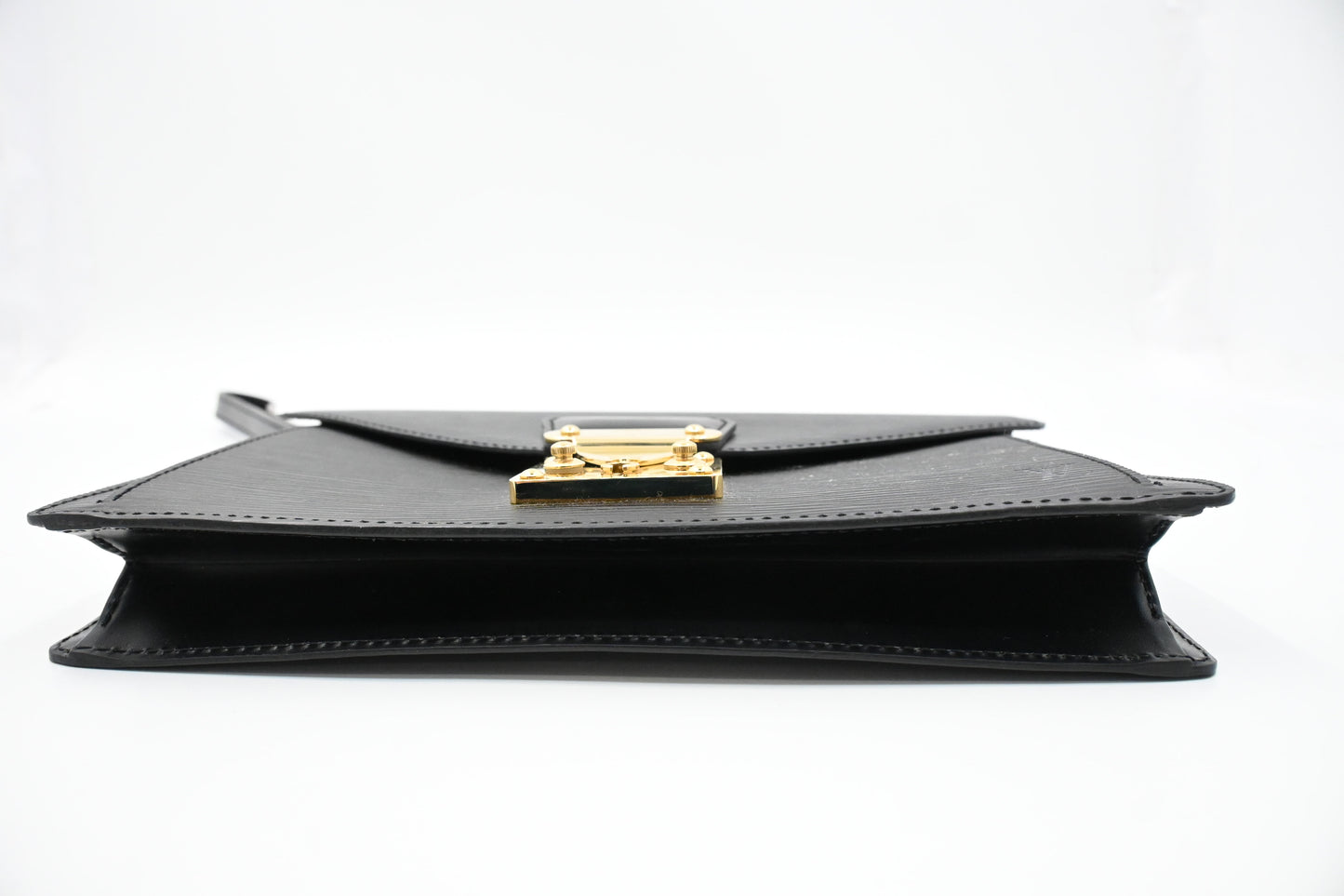 Louis Vuitton Sellier Dragonne in Black Epi Leather