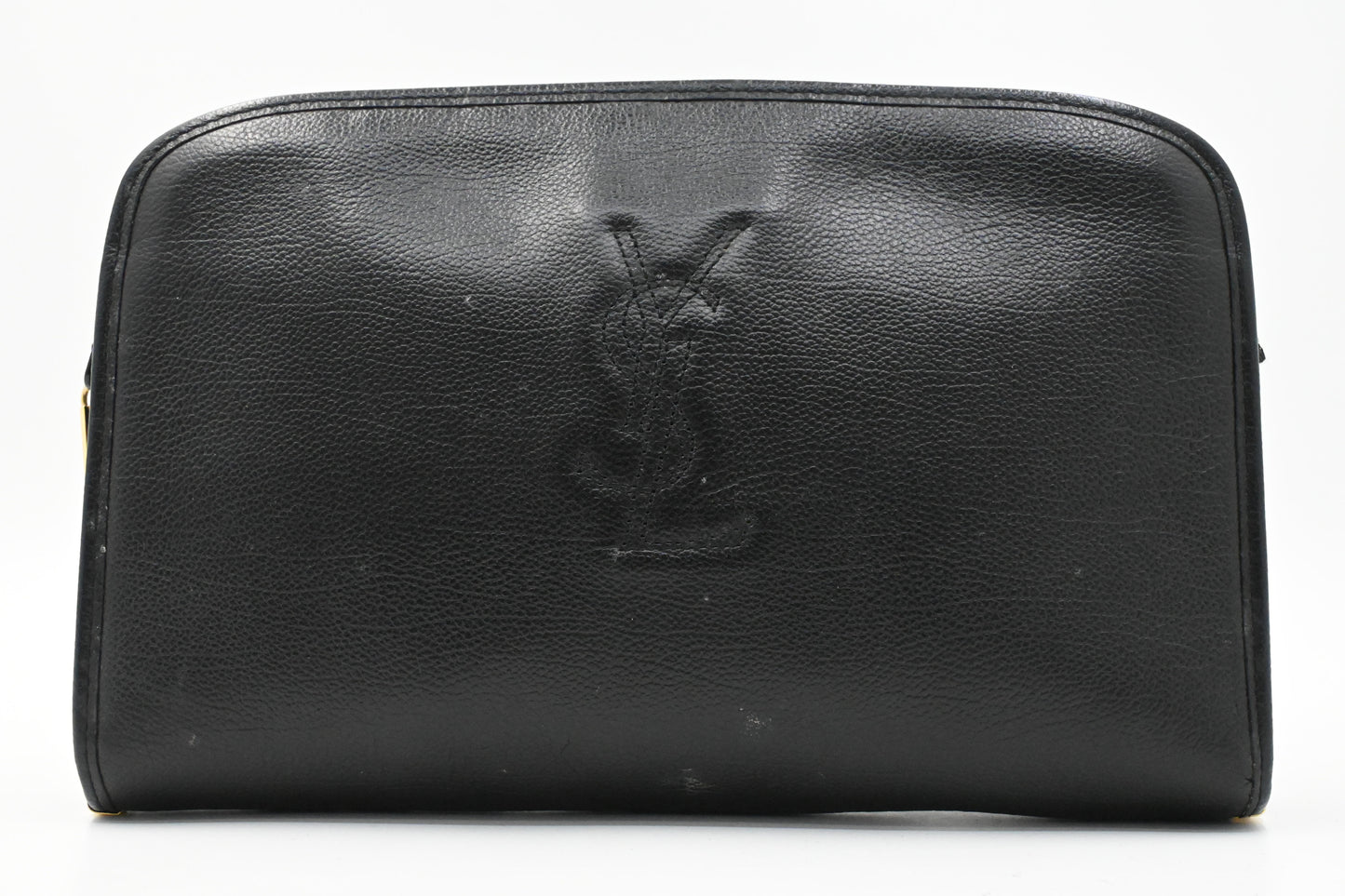 YSL Saint Laurent Clutch in Black Leather