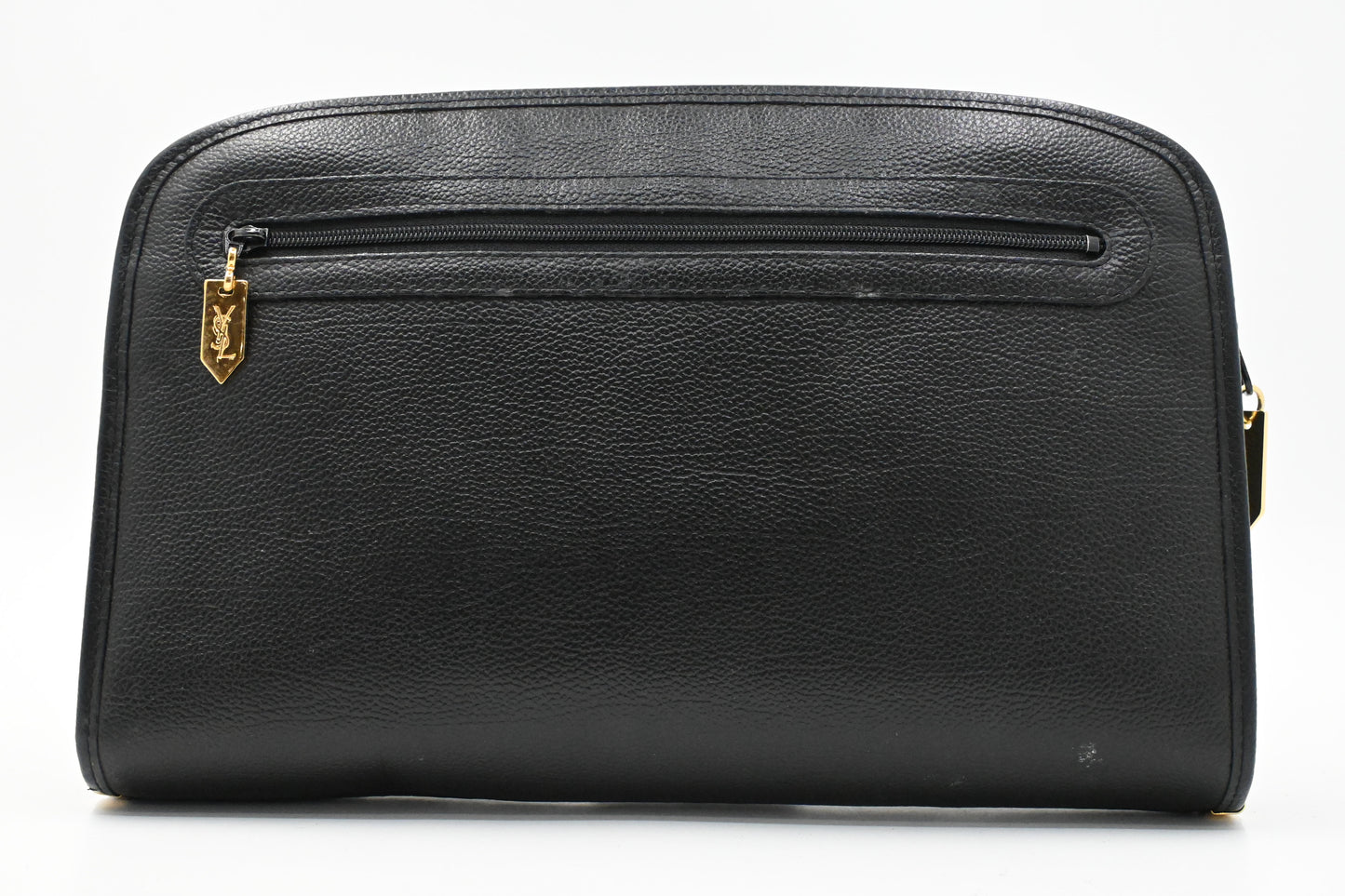 YSL Saint Laurent Clutch in Black Leather
