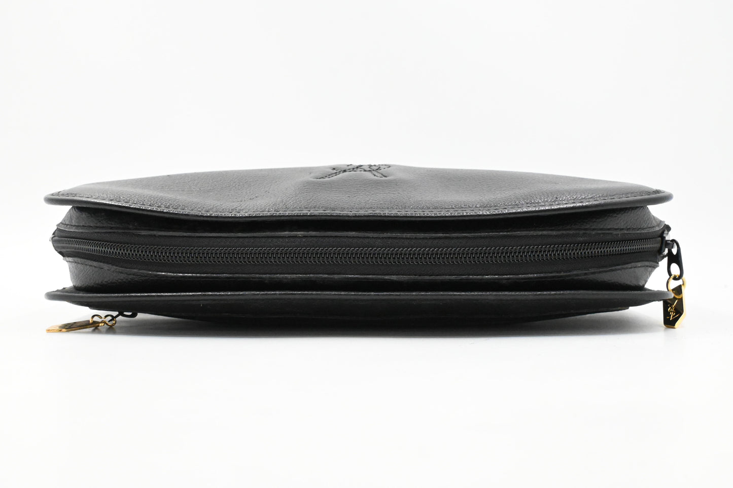 YSL Saint Laurent Clutch in Black Leather